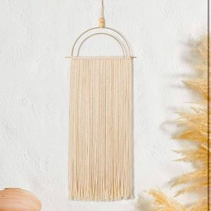 BOHO Half Moon Fringe Macrame Wall Hanging Decor